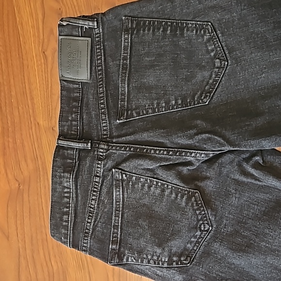 Abercrombie and Fitch Langdon Skinny Jeans, Black - Picture 6 of 7